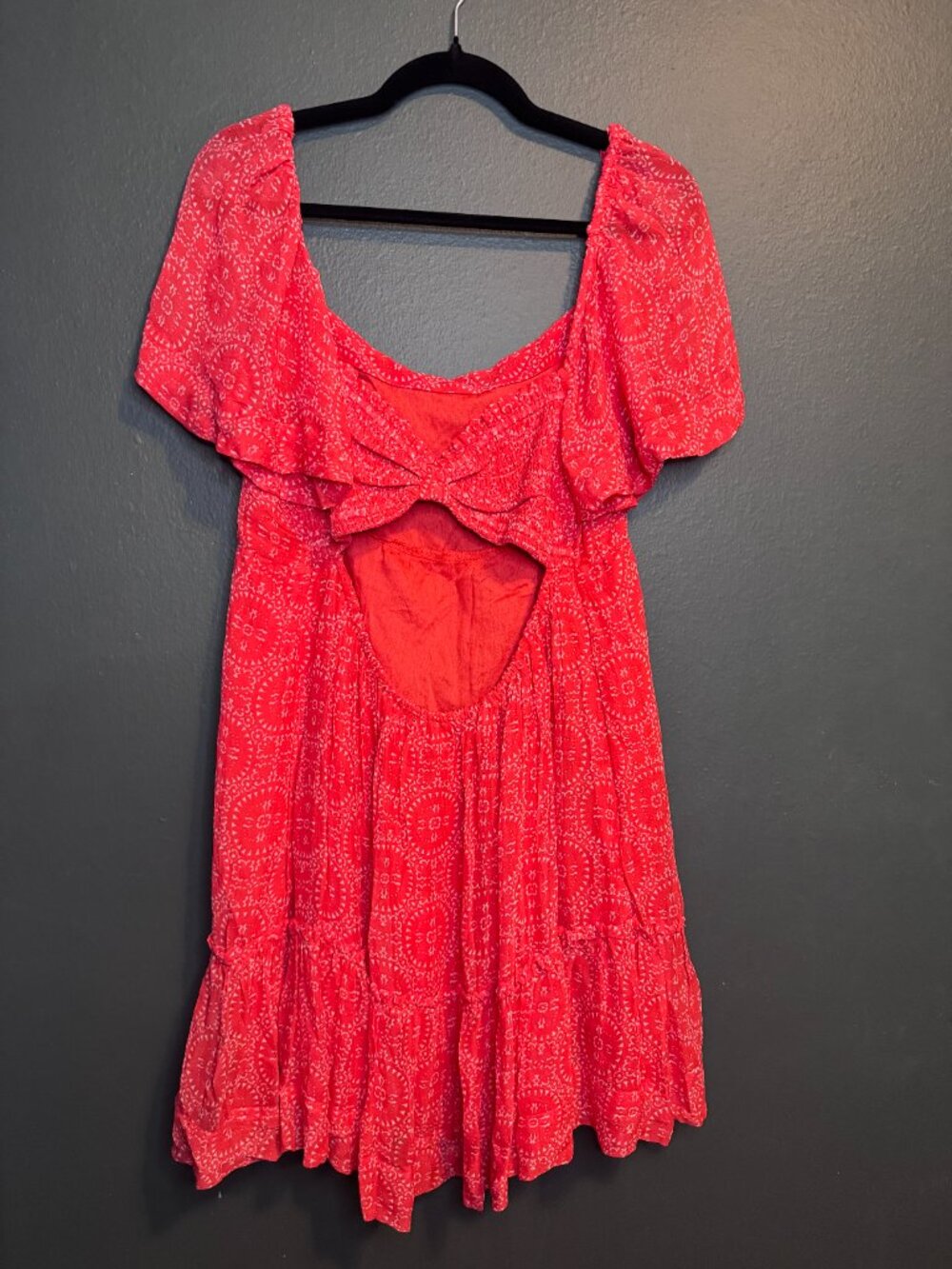 Maeve for Anthropologie Open-Back Smoked Mini Dress - Picture 4 of 5